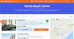 Desktop Screenshot of myrtlebeachhotels.com